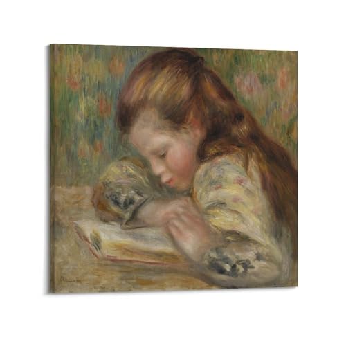 Impression sur toile de Renoir Child Reading decoration murale haut de gamme