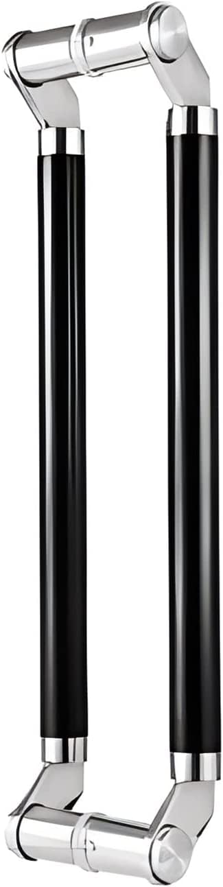 Gthtuhfd Black Industrial Sliding Door Handle Stainless Steel Tube Push Rod Handle,-60Cm/23.6In