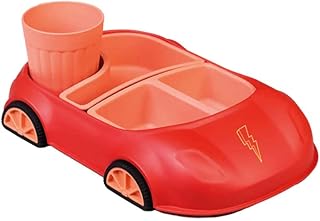 CHIC MIC Bioloco Plant - Juego de comidas para niños, color rojo