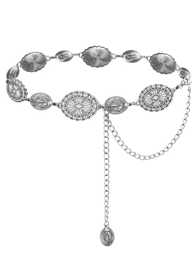 TOPACC Silver Western Belts for Woman...