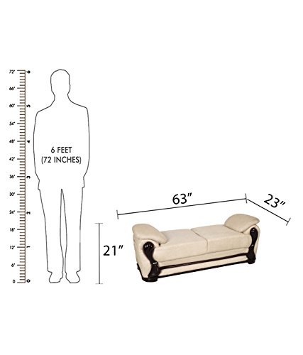 Image of Classic Backless Sofa Two Seater