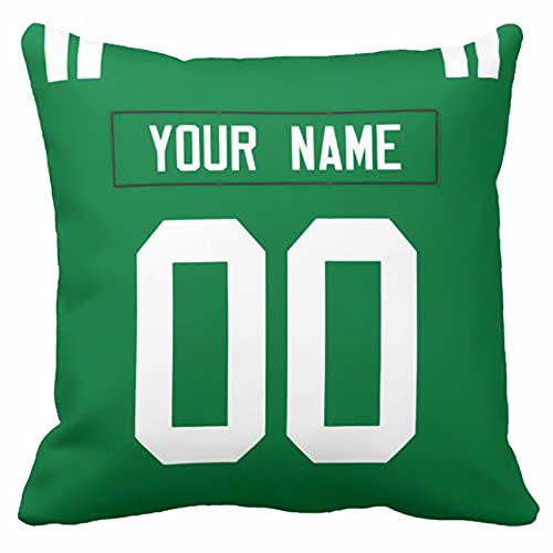 Image of ANTKING Throw Pillow 2 Pack with Custom Name and Number Personalized Gift for Men Women Boys