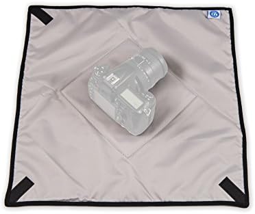 Camera Wrap from Indigo Marble - Cover & Safeguard Equipment When Travelling - Provides Durable & Adjustable Padded Protection in All Bags & Backpacks - 19" Square with Strong External Velcro Pocket