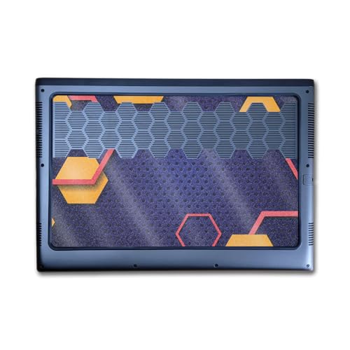 Image of Glossy Glitter Laptop Skin Compatible with Alienware M16 R2 (2024) - Complimentary Hex - Premium 3M Vinyl Protective Wrap Decal Cover - Easy to Apply | Crafted in The USA by MightySkins