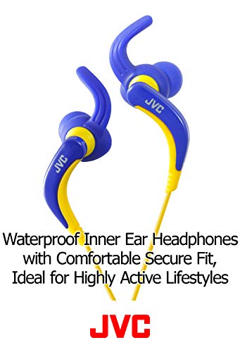 JVC HAETX30A Extreme Fitness Headphones, Blue