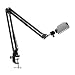 Universal Rotating Flexible Arm Mobile Phone Holder with Phone Clip and Cradle Head and LED Ring Light for Live Stream