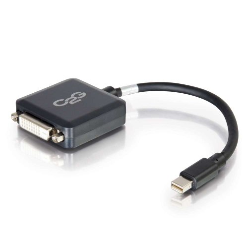 Adaptador Mini DisplayPort a DVI C2G 54311 Negro miniatura 1