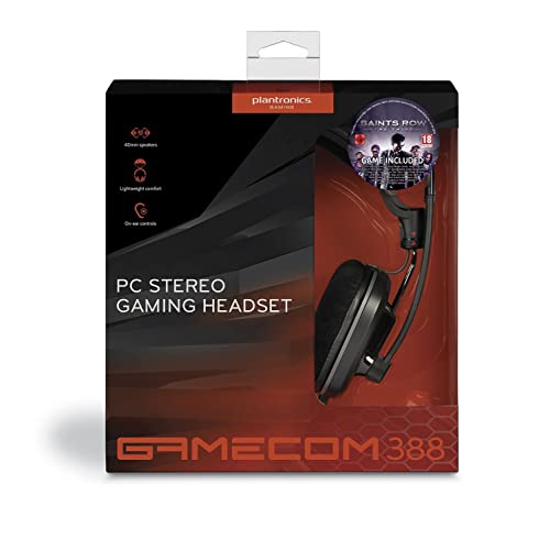 Plantronics 201260-05 - Auriculares con micrófono, color negro