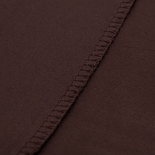 Image of NTBAY 2 Pack Pillows with Pillowcases, Soft Cotton Down Alternative 13x18 with Microfiber Zippered Pillowcases for Sleeping in Crib Bed - Machine Washable - Breathable Travel Pillow, Dark Brown