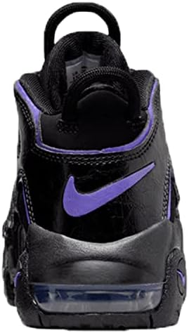 Nike Boy's Air More Uptempo (Little Kid) Black/Action Grape/White/Metallic Gold 11 Little Kid M | Image 3