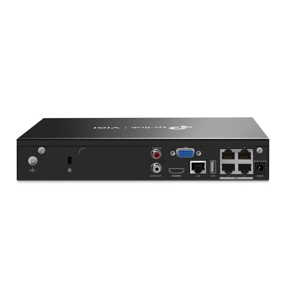 Almacenamiento en Red TP-Link VIGI NVR1004H-4P Negro