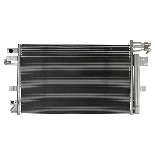 Image of TRQ A /C Condenser & Receiver Drier Assembly for 16-19 Ford Explorer 13-19 Police Interceptor Utility