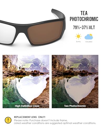 Image of BLAZERBUCK Anti-salt Polarized Replacement Lenses for Oakley Gascan OO9014 Sunglass