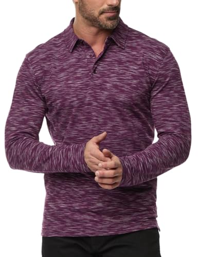 Robert Graham Men's Thales Long Sleeve Knit Polo Shirt