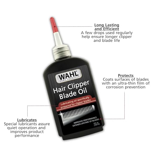 image for Wahl Premium Hair Clipper Blade Lubricating Oil for Clippers, Trimmers