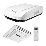 VEVOR Aire Acondicionado para Caravana 3600 W, Aire Acondicionado de Techo sin Conductos, con Bomba de Calor y Refrigeración, Velocidad Variable, con Control Mediante Botón ADB y Mando a Distancia