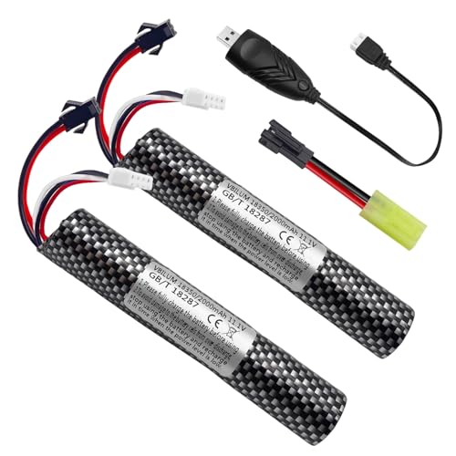 Batería para Gel Blaster 11,1V 2000mAh para Largas Jornadas de Airsoft en Fines de Semana