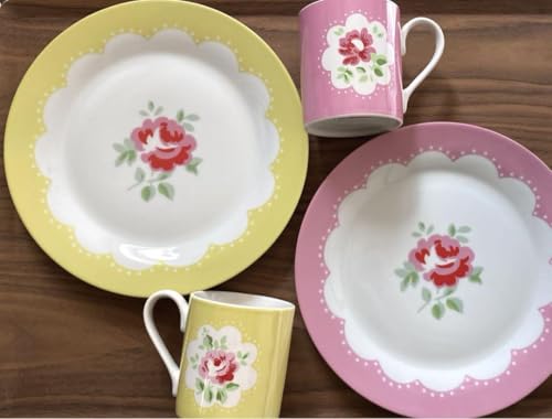 キャスキッドソン/Cath Kidston プロヴァンスローズ柄お皿4枚セット キャスキッドソン/Cath Kidston プロヴァンスローズ柄お皿4枚セット