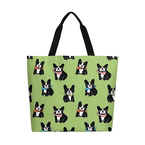 Canvas Tote Bag - Large Women's Casual Shoulder Handbag - Reusabl...