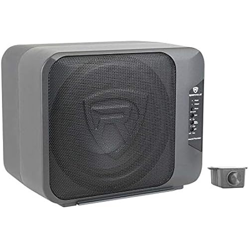 Rockville Ground Pounder 10.5" Powered Car Subwoofer, Compact