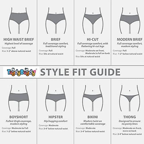 Image of TuddyBuddy Girl's 100% Cotton Graphic Prints Briefs /Panty /Underwear /Panties, Multicolor
