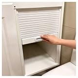 QSTGX Puerta Enrollable Mueble Persiana Cocina Kit de Puerta Enrollable Para Gabinetes de Cocina Para Gabinetes Cocina, Oficinas Y Hoteles(40x90 cm)