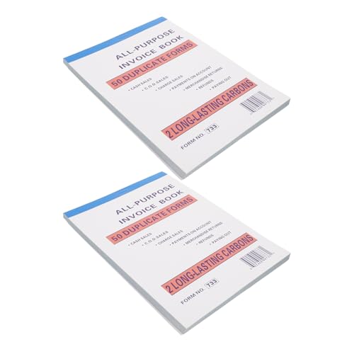 Libro de Facturas FOMIYES x2 para Gestión de Pedidos y Recibos Comerciales en Tiendas