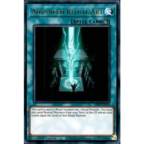 YUGIOH SINGLES GFP2-EN153 1st Ed Advanced Ritual Art Ultra Rare Card Ghosts From the Past: The 2nd Haunting Single Card