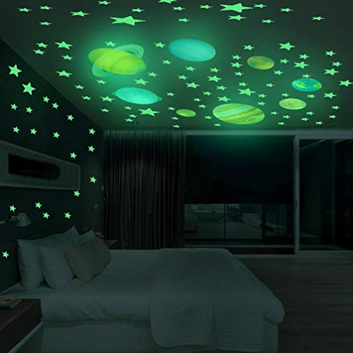 Decorações Da Lua Iluminar Decalques Da Lua Decoração Infantil Adesivos De Lua Estrela Lua Se Apega