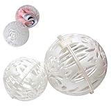 Laundry Bra Ball for Washing Machine – Interlocking Plastic Bra Saver With Secure Lock Closure | Washing Machine Agitator Balls for Keeps Bras in Shape, Prevents Stretching & Twisting