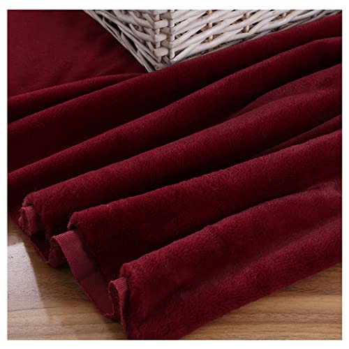 Tissu en velours doux d'ameublement 1.6x1m, matière noble pour rideaux raffinés