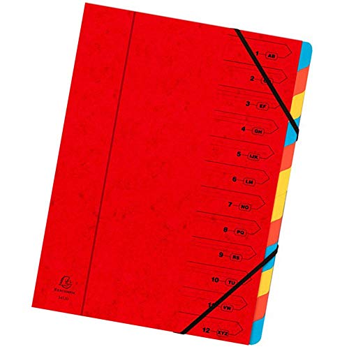 Exacompta 54125E - Carpeta colgante, rojo