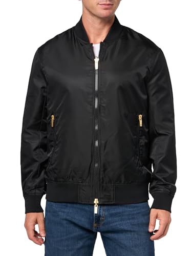 Armani Exchange Men's Reversible Snake Graphic Bomber Jacket