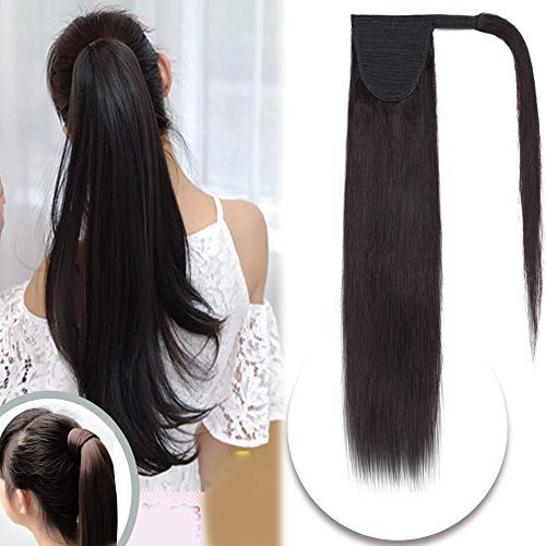 Ponytail Human Black 20
