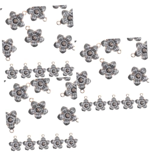 Pendentifs alliage fleurs pour DIY bijoux et création de colliers artisanaux