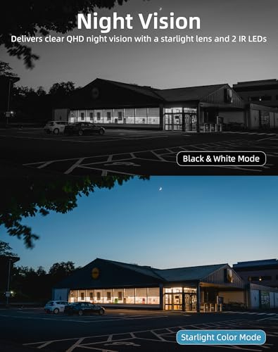 Image of VIRTAVO 2K Wireless Security Camera Outdoor Home WiFi Surveillance Cam, Battery Powered,3W Solar Panel,Color Night Vision,AI Motion Detection,2‑Way Audio,IP66 Weatherproof,SD Card & No Subscription
