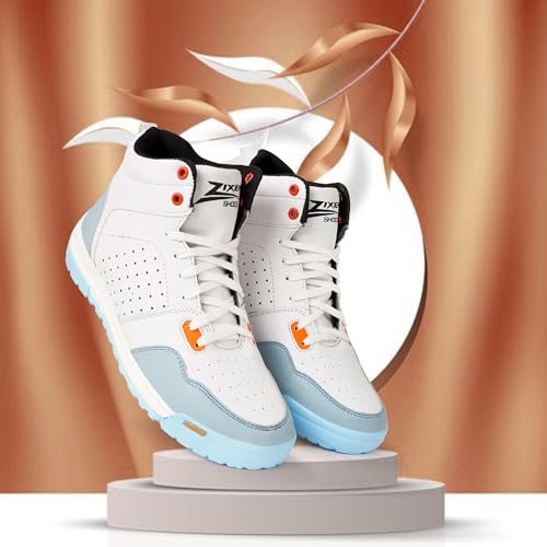 Image of Zixer Woodlend Bike Riding Tracking Stylish Jungle High Ankle Boots For Boys High Tops For Men