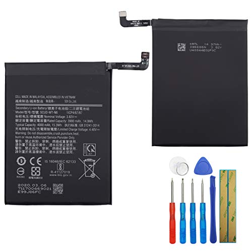 E-yiiviil Batterie de rechange Scud-WT-N6 compatible avec Samsung Galaxy A10s A20s Honor Holly 2 Plus A2070 avec outils