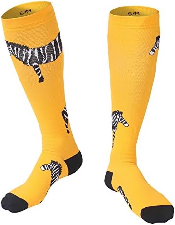Compression Socks for Women & Men by Faladi-BEST design ideal for Everyday Use,Nurses,Shin Splints, Maternity, Travel&Running (1 pair)