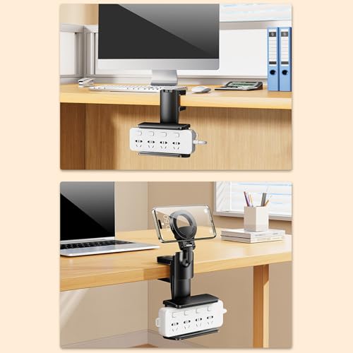 Support adhésif pour multiprises gain de place sous bureau