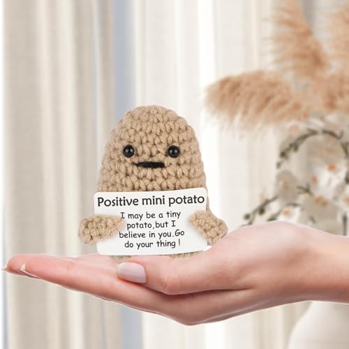 Muñeco crochet papa positiva para mujer y hombre miniatura 5