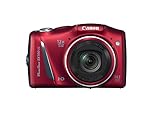 Canon PowerShot SX150 IS Digital Camera - Red (14.1 MP, 12x Optical Zoom) 3.0 inch LCD with Wide Viewing Angle (Renewed)