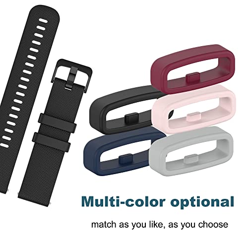 Aggdsh（10Pc Silicone Replacement Watch Band Loop Compatible18Mm,20Mm,22Mm,Fastener Rings With Band Keeper Band Loop Keeper (Color, 18Mm) #TOP3