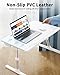 Laptop Bed Tray Table, SAIJI Adjustable Bed Desk for Laptop, Foldable Laptop Stand with Storage Drawer for Eating, Working, Writing, Gaming, Drawing (White, X-Large)