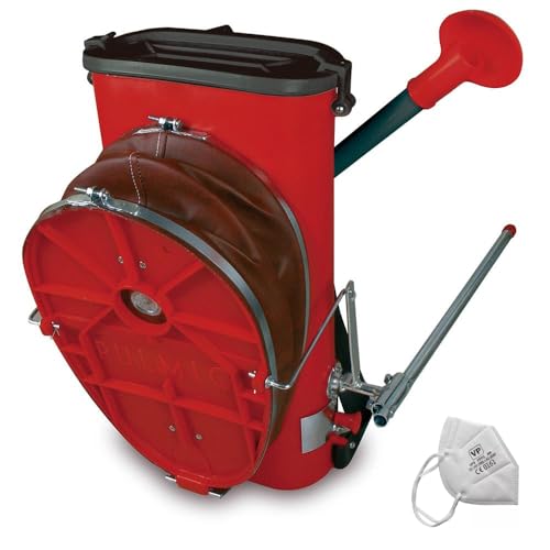 Épandeur à Poudre 12 kg pulmic Dragon 12k – Sac à Dos avec Soufflet Manuel pour soufre, Terre de diatomée et insecticides – buse orientable – Application de Produits phytosanitaires