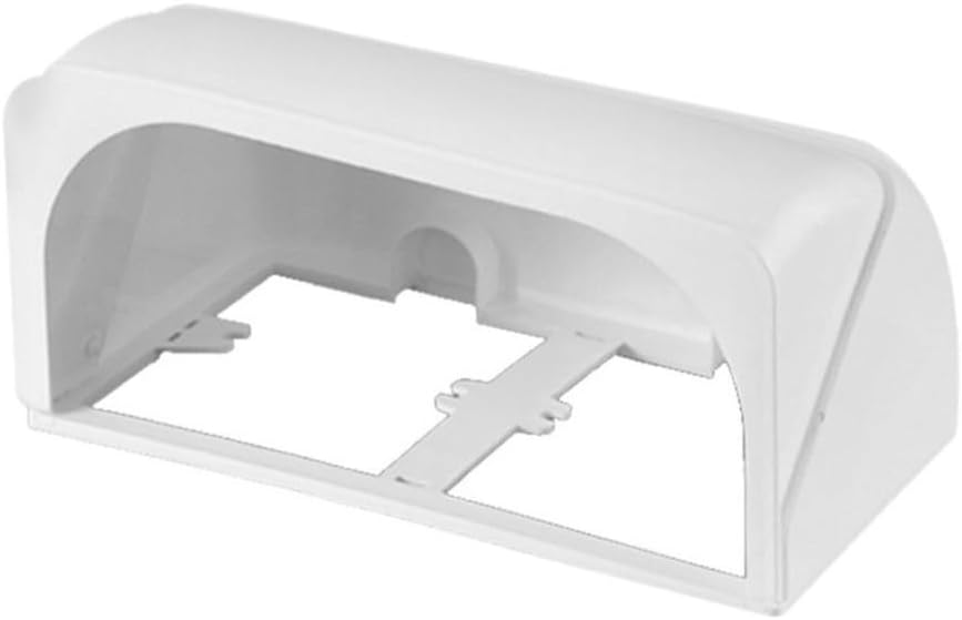 86-Type Socket Waterproof Box Outdoor Electrical Outlets – IP65 with Self- Backing, Weatherproof Socket Patios, Balconies & Gardens(White)