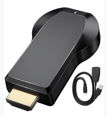 【Amazon限定】ミラーリング 正規品 2024 4K/1080P モード切り替え不要 HDMI 変換アダプター 簡単接続可 ミラーリング テレビ接続 Android iPhone-iOSの画面をテレビに映す 大画面で楽しむ タイムラグなし 音ズレなし