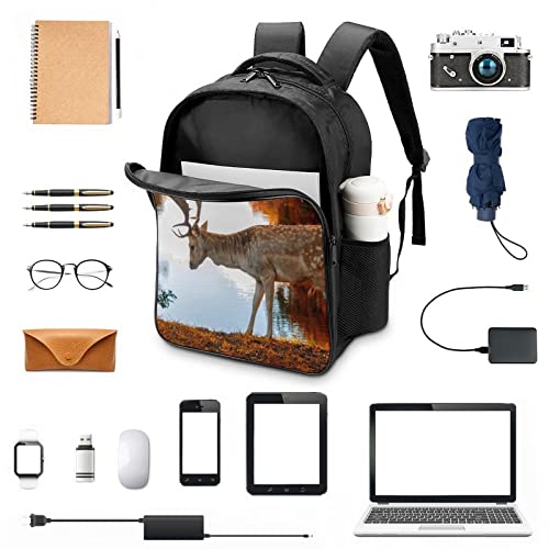 Sac à dos cool imprimé 3D avec grand compartiment de voyage - 3