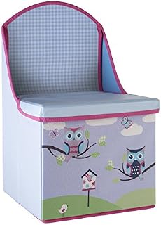 Premier Housewares Kids Toy Box Decorative Storage Boxes Kids Storage Boxes With Lids Childrens Storage Boxes Storage Cube With Lid 48x28x28