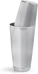 Gourmet Mix Coqueteleira Profissional 2 Peças Aço Inox copo maior 600 ml Copo menor 500 ml Alta Durabilidade Ideal para Drinks e Coquetéis Premium